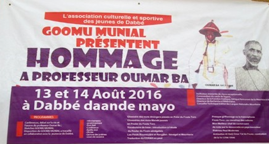 Gomu-Munyal rend hommage &agrave; Oumar Ba